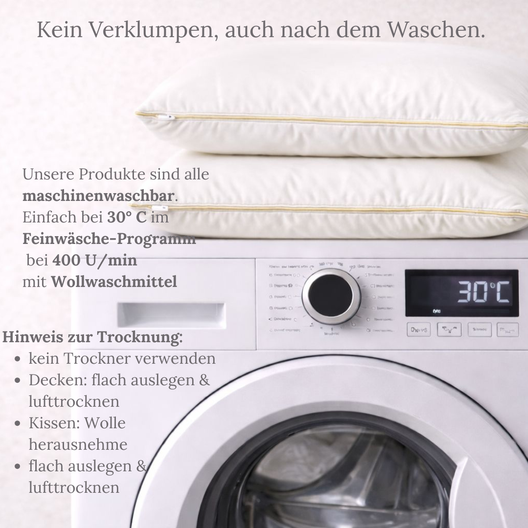 Premium Merino-Wollkissen