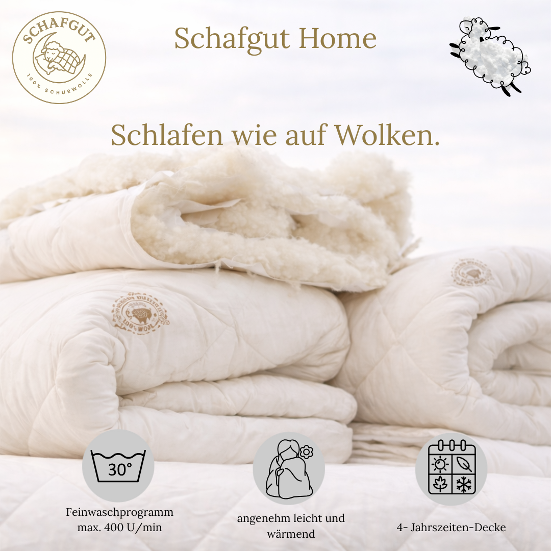 Premium Merino-Wolldecke