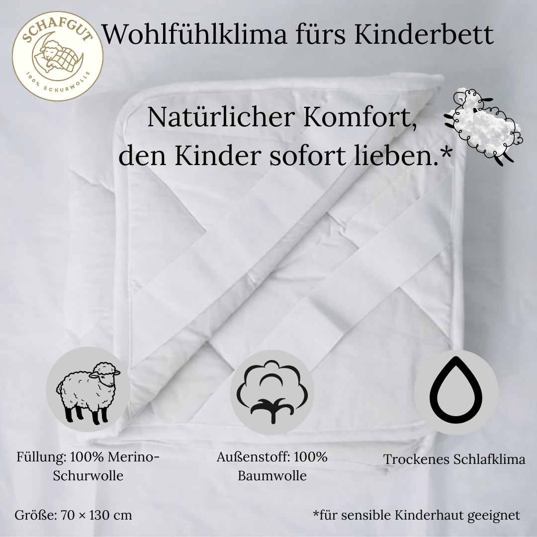 Merino Kinderschlaf Set
