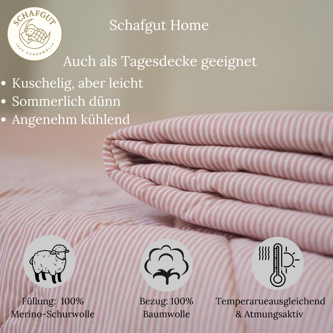 Merino-Tagesdecken