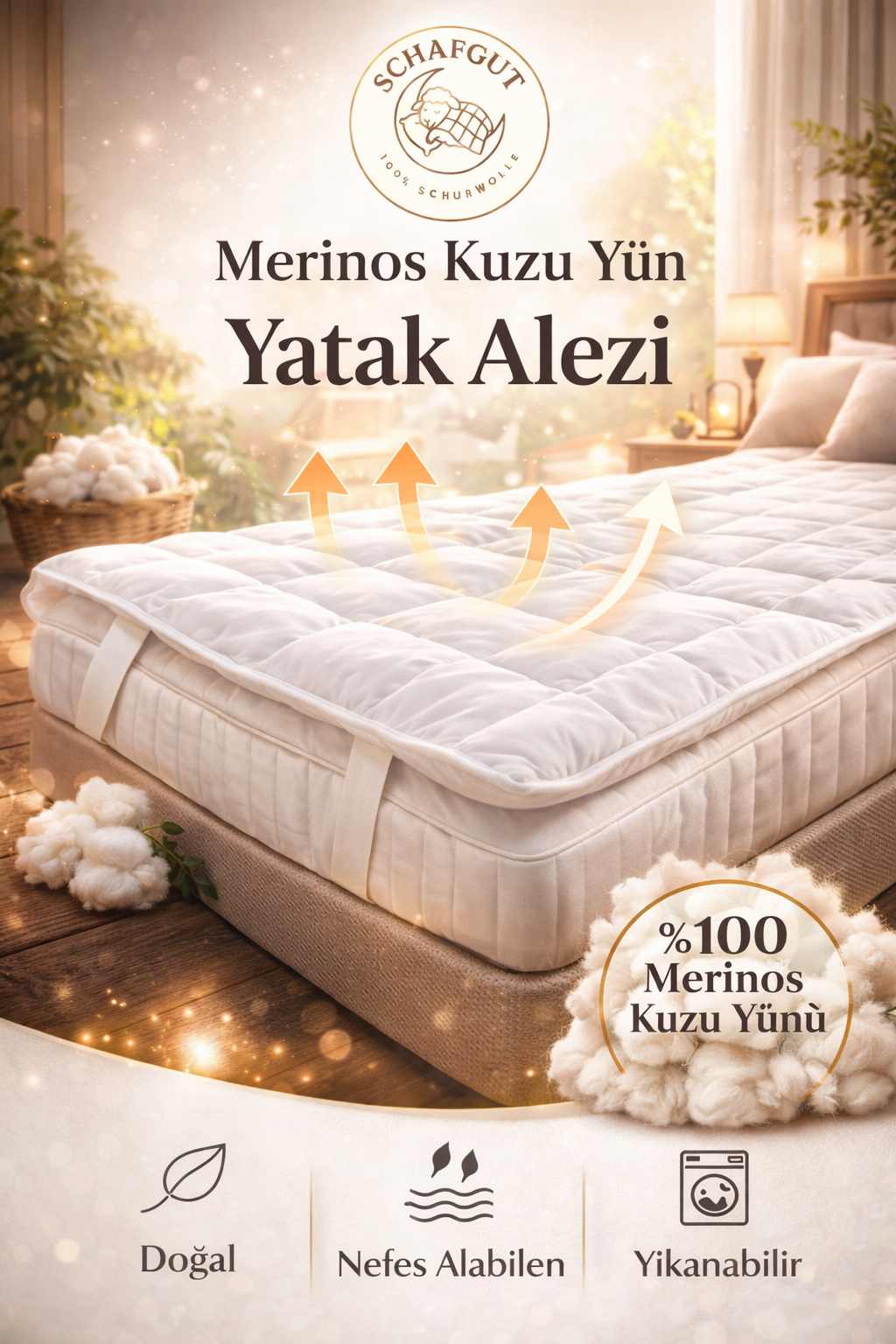 Merino Matrazenschoner